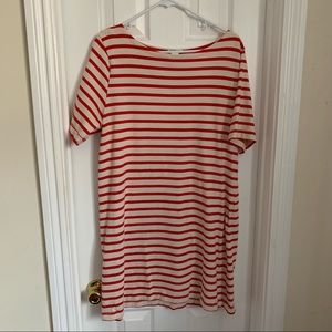 Striped T-shirt dress